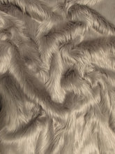 Solid Shaggy Long Pile Faux Fur Fabric / Sold by The Yard