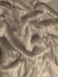 Solid Shaggy Long Pile Faux Fur Fabric / Sold by The Yard