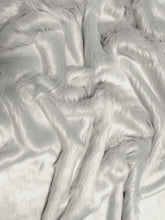 Solid Shaggy Long Pile Faux Fur Fabric / Sold by The Yard