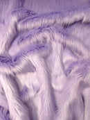 Faux Fake Fur Solid Shaggy Long Pile Fabric / Lavender / 15 Yard Bolt-1
