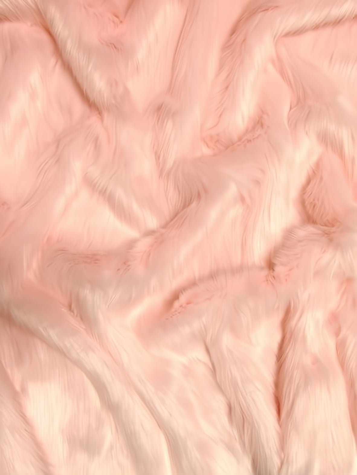Electric Blue Solid Shaggy Long Pile Faux Fur Fabric / Sold by The Yard
