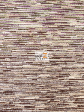 Famous Luxury Vector Stripes Upholstery Fabric / Mocha / Sold By The Yard