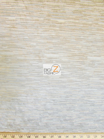 Famous Luxury Vector Stripes Upholstery Fabric / Pearl / Sold By The Yard - 0