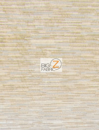 Famous Luxury Vector Stripes Upholstery Fabric / Sand / Sold By The Yard