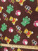 Fleece Printed Fabric / Fun Teddy Bears Brown / Sold By The Yard