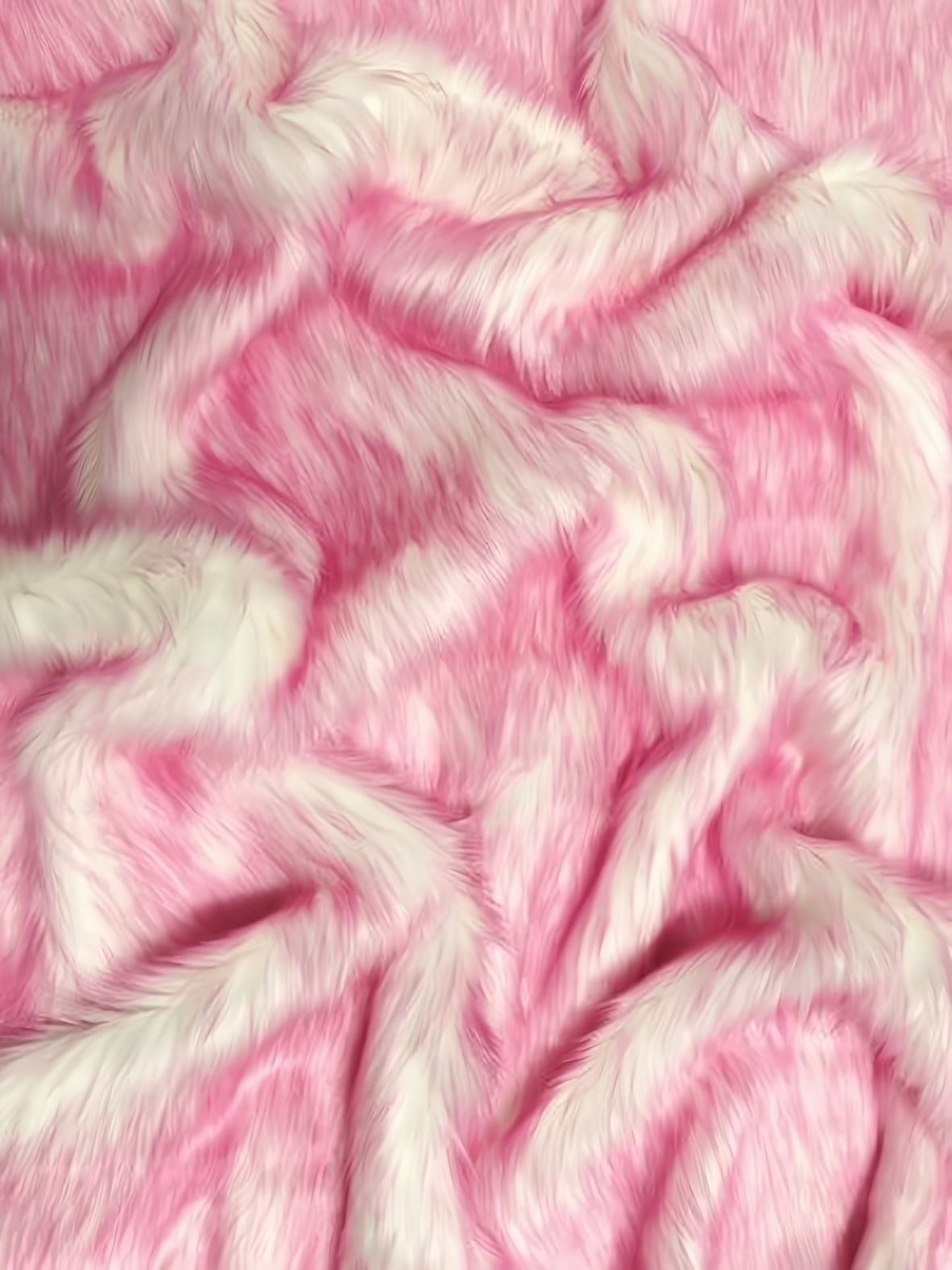 Bubble Gum Candy Shag Fabric / Sold By The Yard (Second Quality Goods)