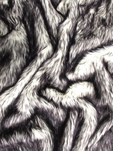 Black Candy Shag Fabric / Sold By The Yard