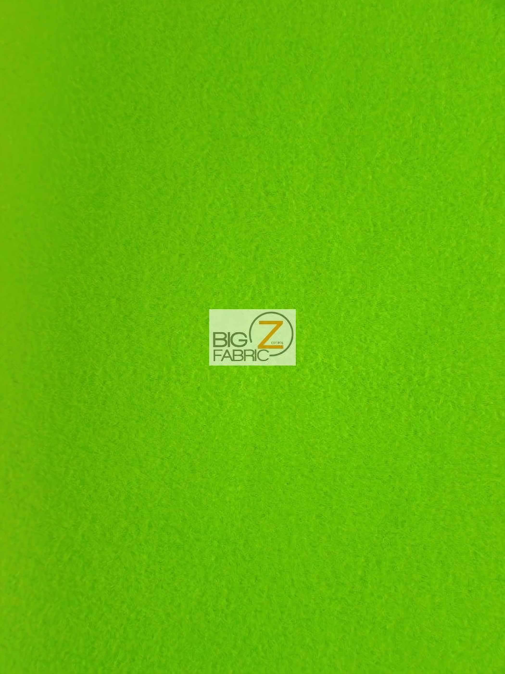 Fleece Fabric Solid / Lime Green / 30 Yard Roll