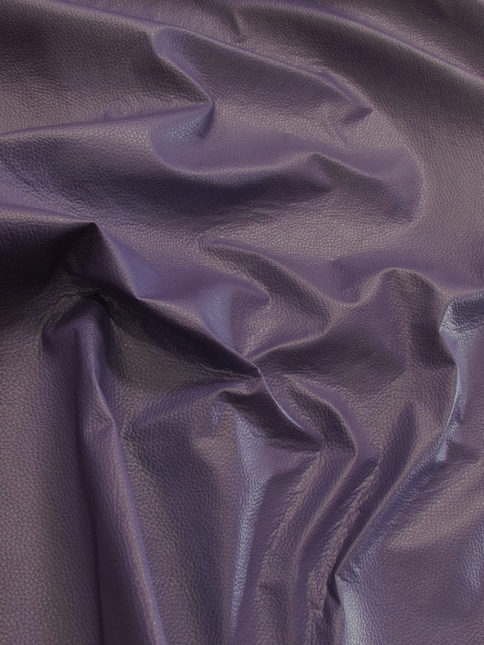 Vinyl Faux Fake Leather Pleather Grain Champion PVC Fabric / Bright Purple