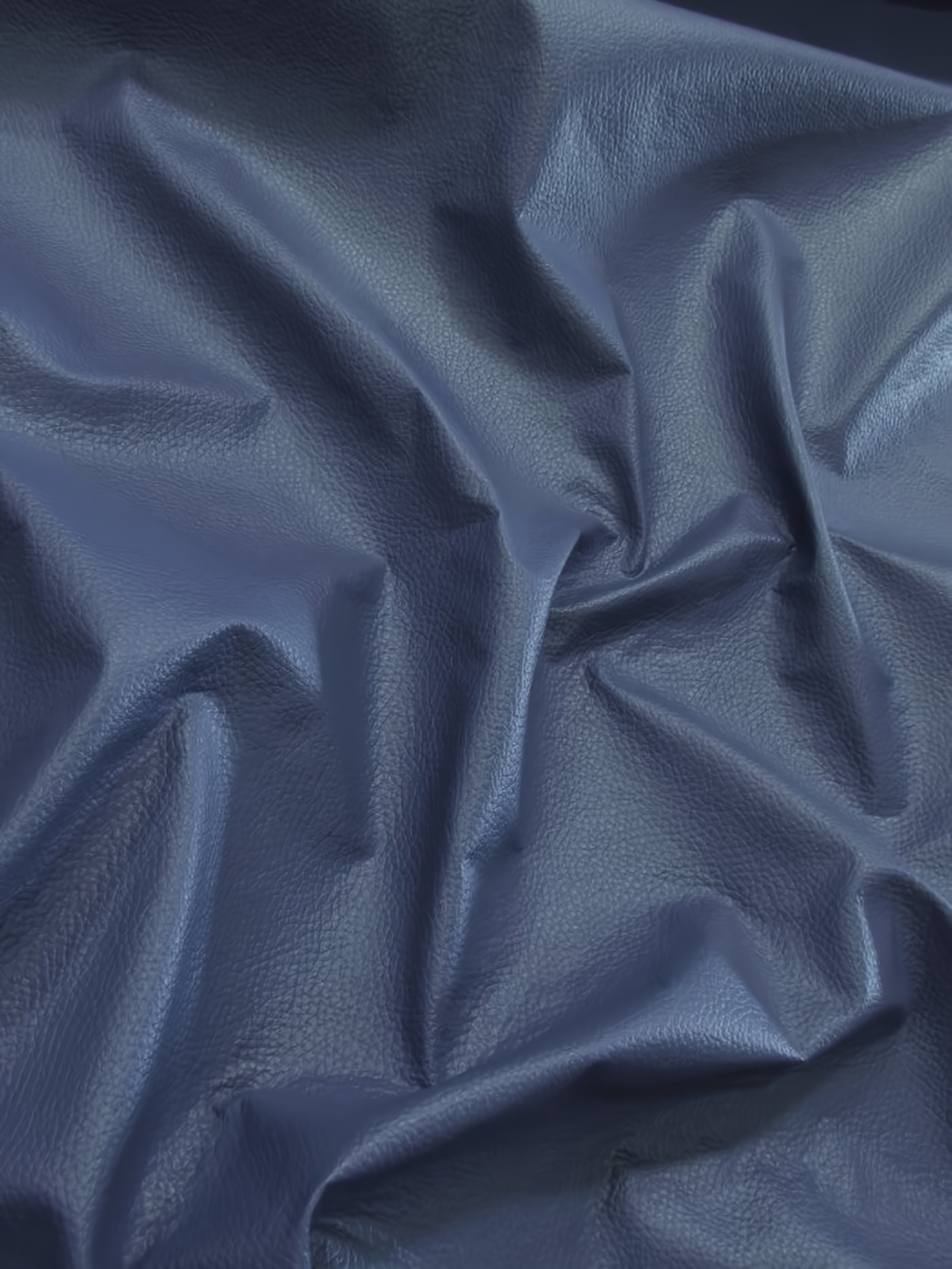 Vinyl Faux Fake Leather Pleather Grain Champion PVC Fabric / Royal