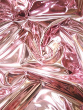 Chrome Mirror Reflective Vinyl Fabric / Sold By The Yard