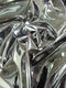 Chrome Mirror Reflective Vinyl Fabric / Sold By The Yard