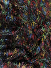 Fireworks Shaggy Long Pile Faux Fur Fabric / Sold By The Yard