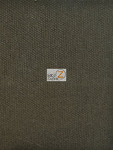 Heavy Duty Waxed Cotton Canvas Fabric / Moss / Sold By The Yard
