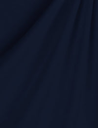 Heavy Interlock Poly Cotton Fabric  / Navy Blue / Sold By The Yard