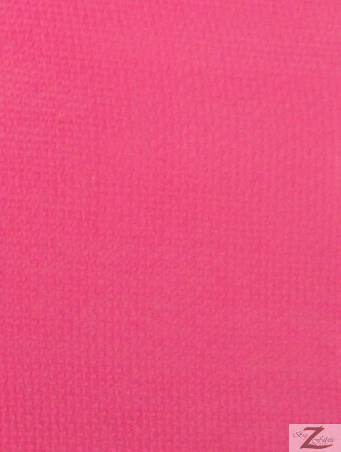 Solid Hi-Multi Chiffon Dress Fabric / Neon Pink / Sold By The Yard