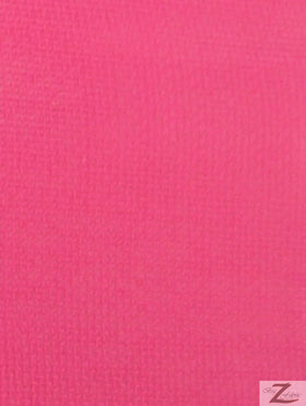 Solid Hi-Multi Chiffon Dress Fabric / Neon Pink / Sold By The Yard