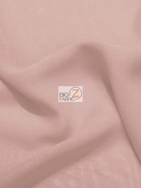 Solid Hi-Multi Chiffon Dress Fabric / Dusty Rose / Sold By The Yard