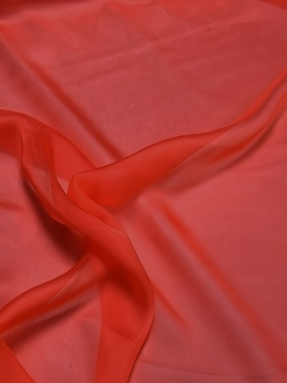 High Multi Chiffon By The Roll - 60 Yard Bolt - Ruby Red