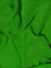 Solid Hi-Multi Chiffon Dress Fabric / Kelly Green / 40 Yard Roll