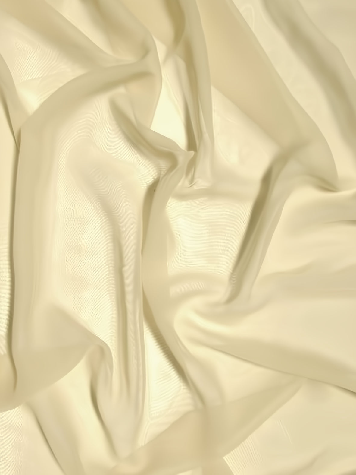 High Multi Chiffon By The Roll - 20 Yard Bolt - Ivory