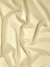 Solid Hi-Multi Chiffon Dress Fabric / Ivory / Sold By The Yard