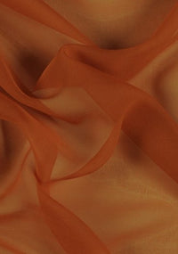 Solid Hi-Multi Chiffon Dress Fabric / Rust
