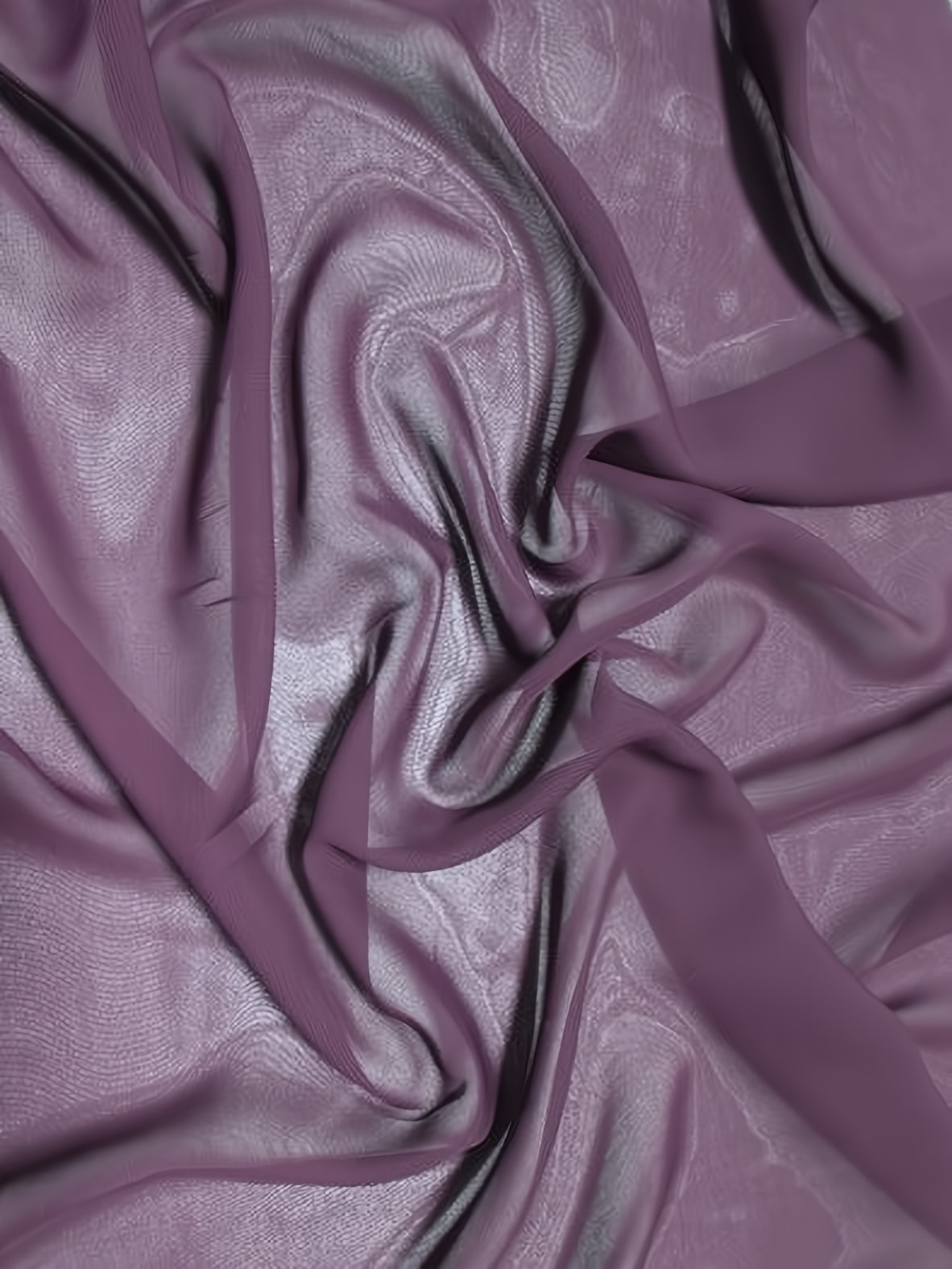 High Multi Chiffon By The Roll - 20 Yard Bolt - Plum