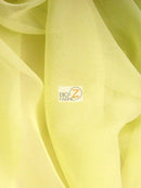 High Multi Chiffon By The Roll - 40 Yard Bolt - Banana-1