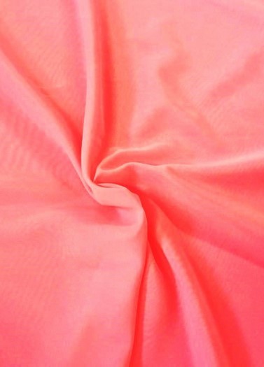 Solid Hi-Multi Chiffon Dress Fabric / Neon Pink / 20 Yard Roll