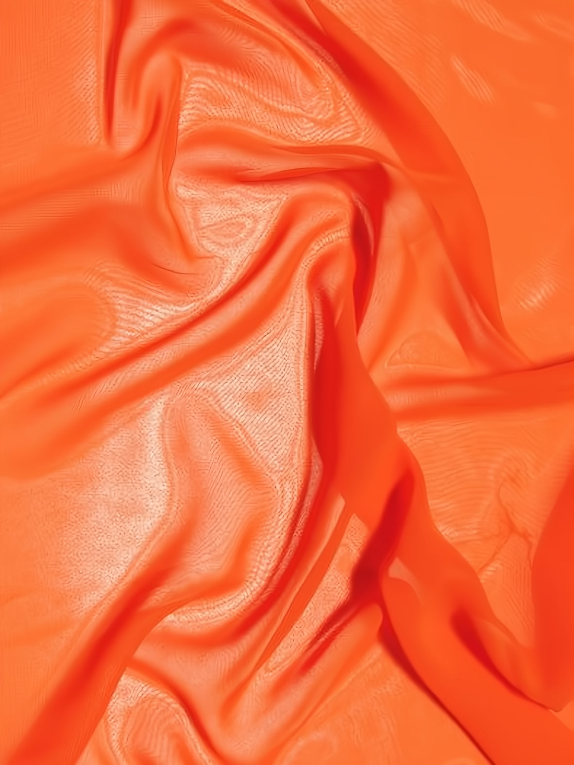 High Multi Chiffon By The Roll - 40 Yard Bolt - Orange