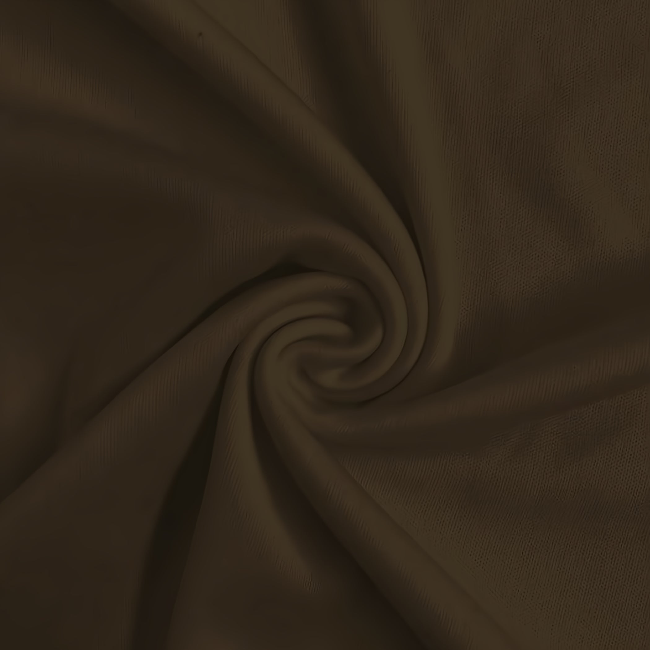 Solid Polyester Interlock Knit Fabric  / Brown / Sold By The Yard