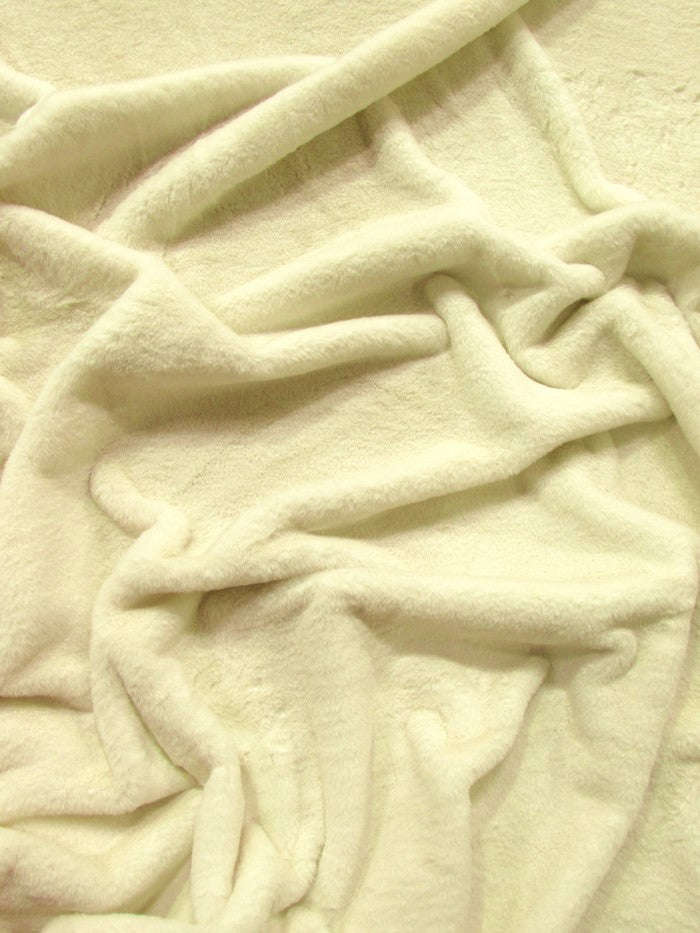 Ivory Half Shag Fabric (Beaver) / Sold By The Yard