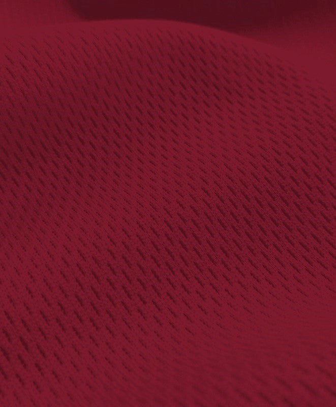Heavy Sports Mesh Activewear Jersey Fabric / Burgundy / Sold by The Yard