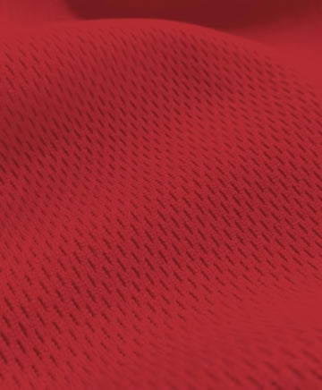 Heavy Sports Mesh Activewear Jersey Fabric / Red / Sold by The Yard