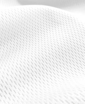 Heavy Sports Mesh Activewear Jersey Fabric / White / Sold by The Yard