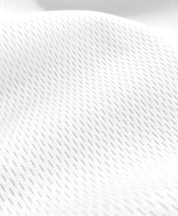 Heavy Sports Mesh Activewear Jersey Fabric / White / Sold by The Yard