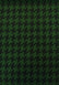 Houndstooth Upholstery Fabric / Green/Black / Sold By The Yard
