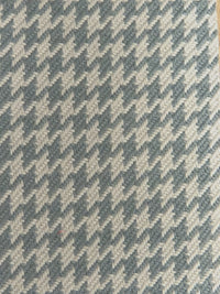Houndstooth Upholstery Fabric / Charcoal/Gray / Sold By The Yard