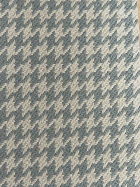 Houndstooth Upholstery Fabric / Charcoal/Gray / Sold By The Yard
