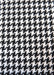 Houndstooth Upholstery Fabric / White/Black / Sold By The Yard