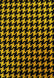 Houndstooth Upholstery Fabric / Yellow/Black / Sold By The Yard