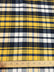 Heavy Tartan Plaid Uniform Apparel Flannel Fabric / Yellow/Navy/White / Sold By The Yard