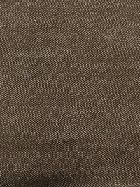 Japanese Yarn-Dyed Denim Fabric / Pale Brown (Broken-Weave Denim)