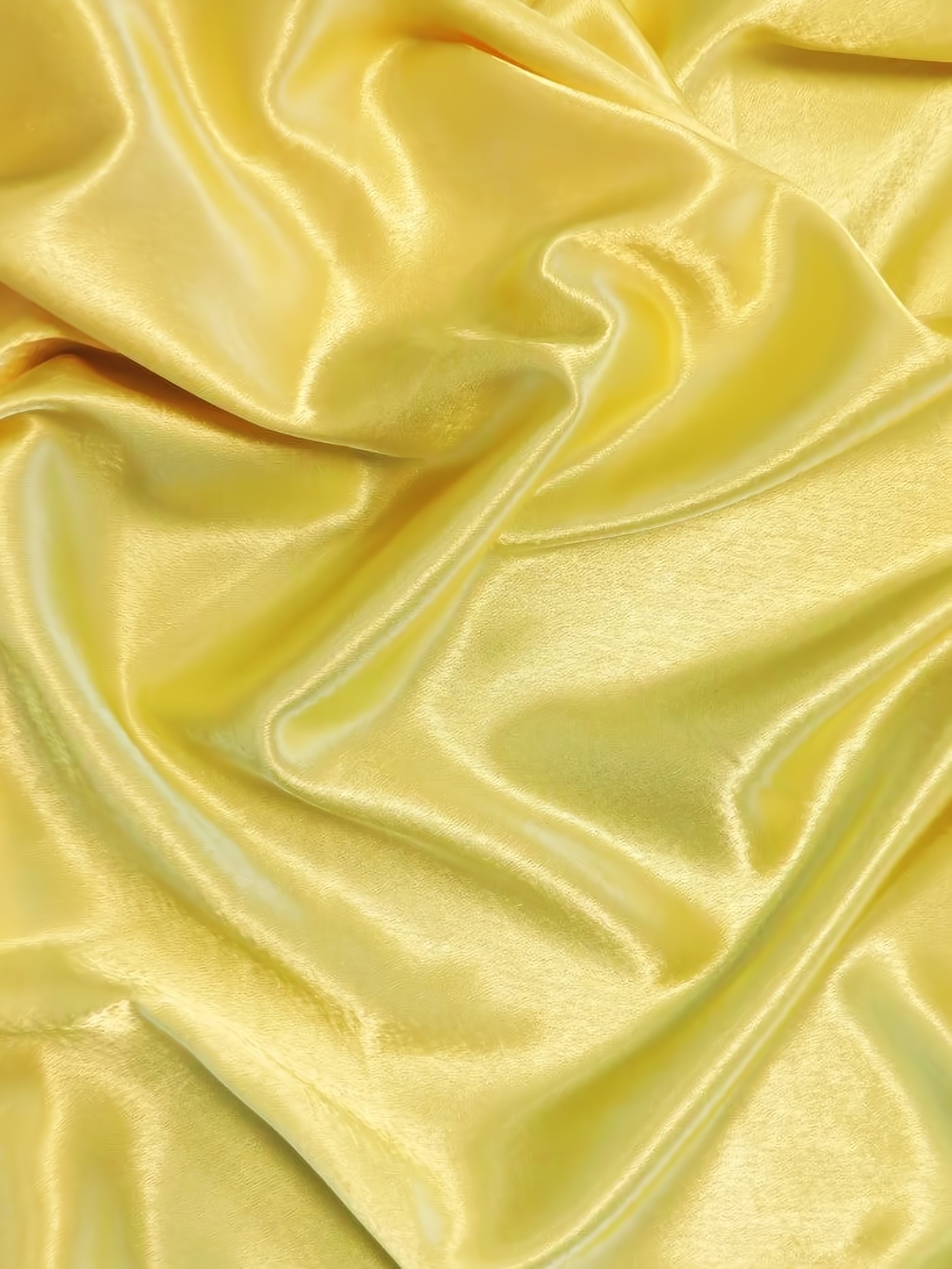 Solid Crepe Back Satin Fabric / Sunshine / Sold By The Yard