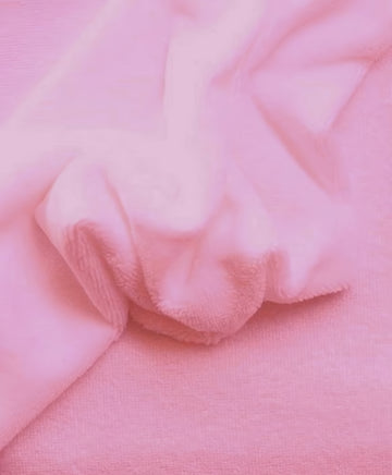 French Terry Polyester Rayon Spandex Fabric / Dusty Rose / Sold By The Yard Closeout!!!