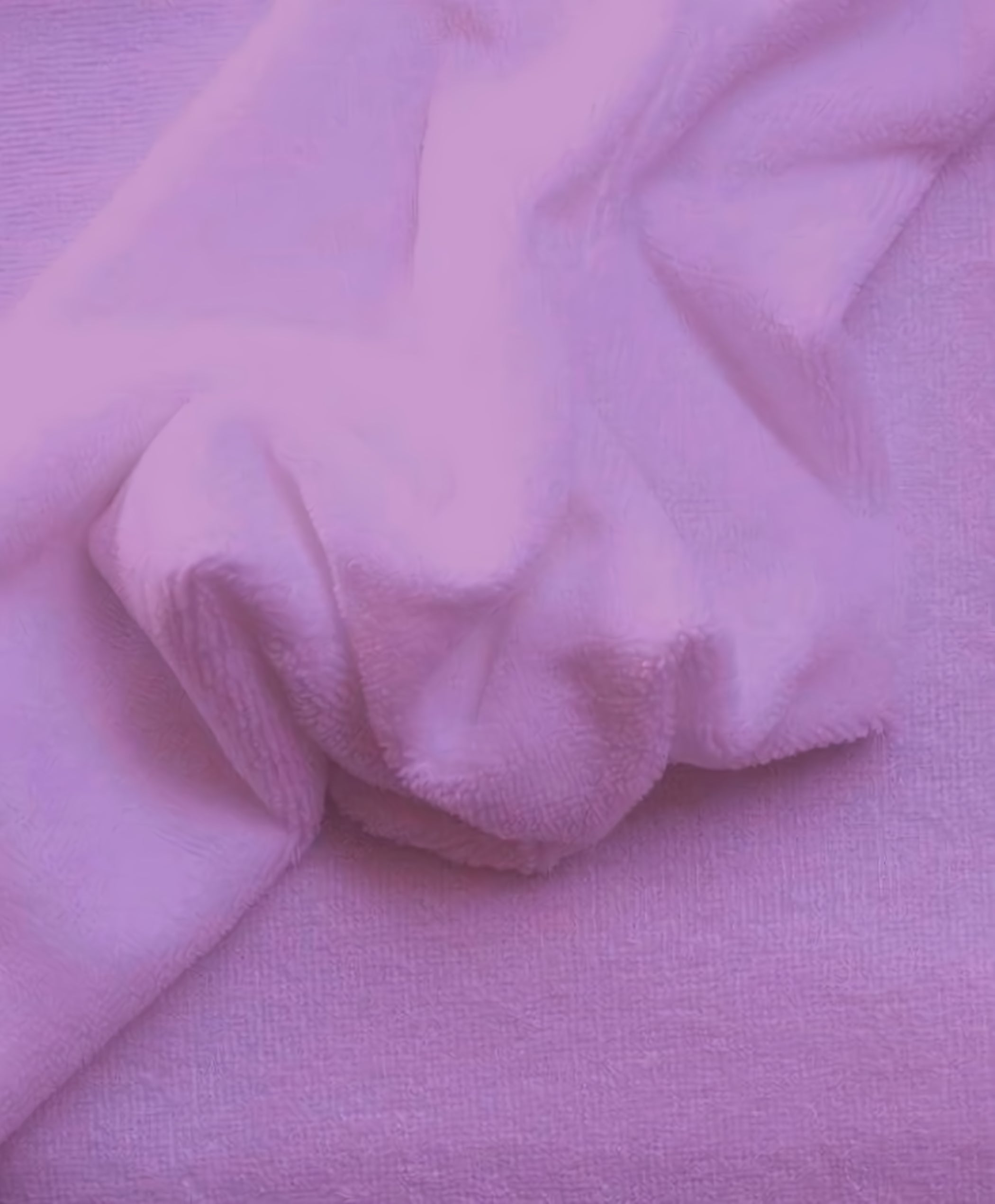 French Terry Polyester Rayon Spandex Fabric / Lavender / Sold By The Yard Closeout!!!