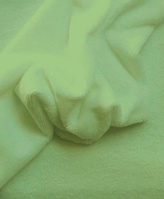 French Terry Polyester Rayon Spandex Fabric / Sage / Sold By The Yard