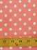 Poly Cotton Printed Fabric Small Polka Dots / Bubble Gum/White Dots / Sold By The Yard