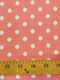 Poly Cotton Printed Fabric Polka Dots / Sold By The Yard